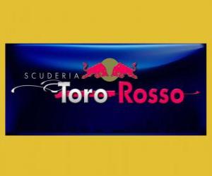 пазл Флаг Scuderia Toro Rosso F1